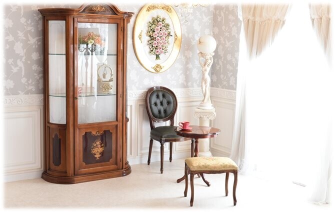 スツール イタリア製 ルネッサンスItalia アンティーク 調 ドルチェ ローズ QUEEN 猫脚スツール クラシック ヨーロピアン 椅子 チェア 輸入家具 エレガント ソファの補助として ドレッサーの椅子として 玄関でも重宝します 天然木 ソファー 新生活