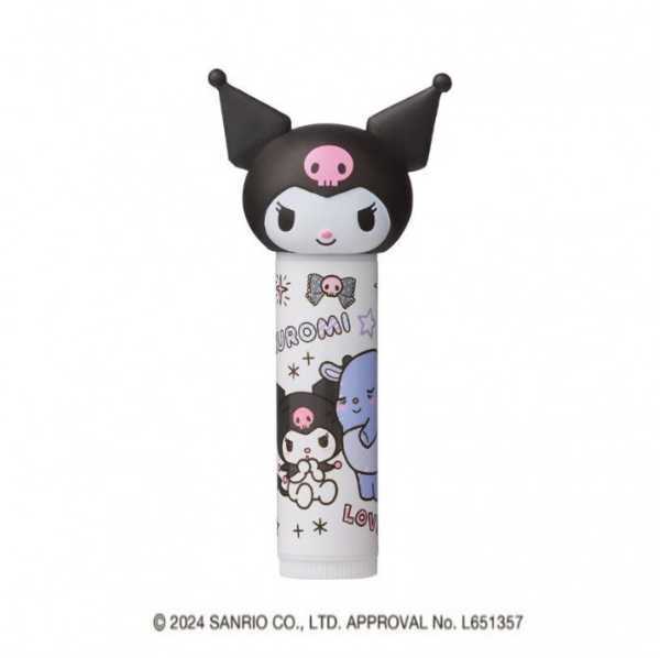 ピエラス サンリオ クロミ ダイカット リップクリーム ブルーベリーの香り 保湿 シア脂 スクアラン 配合 キャラクター グッズ コスメ リップケア ギフト プレゼント サンリオ正規ライセンス品