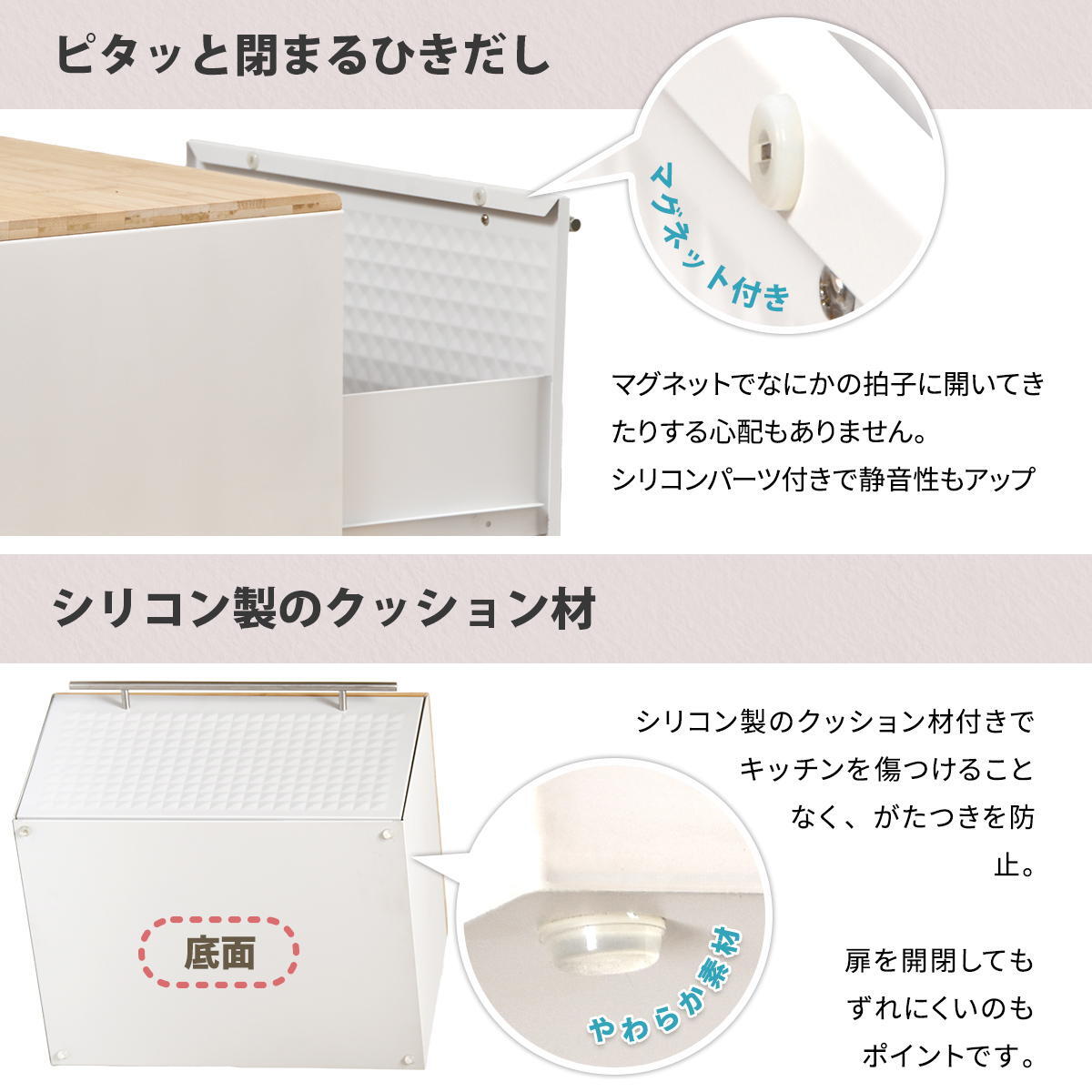 TREE 引き出しブレッドケース TRKS0244 ドロワーブレッドケース キッチン収納 シンプルスタイル モダン 角型 スチール おしゃれ 幅40cm 奥行35cm 高さ25cm 新生活