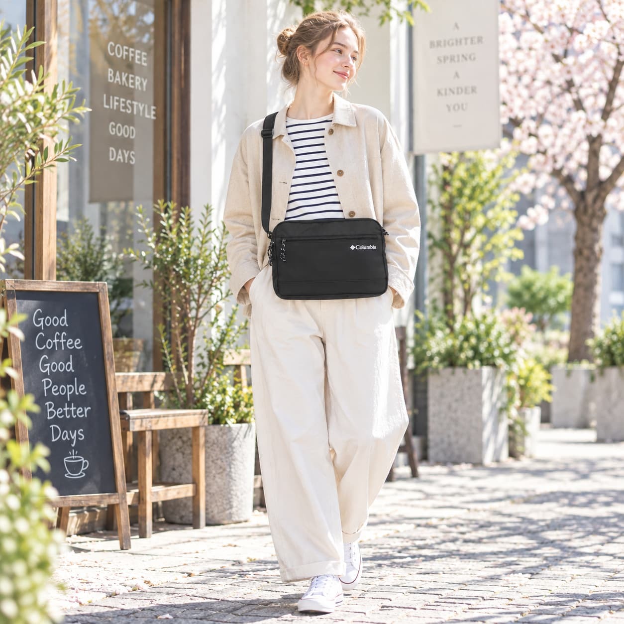 Columbia コロンビア ショルダーバッグ DoodyGarden  ショルダー 斜め掛け かばん 鞄 バッグ 普段使い レディース メンズ ギフト プレゼント ブラック pu7288