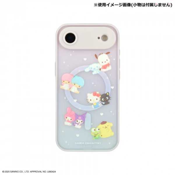 サンリオ iPhone ケース MagSafe 対応 IIIIfit プランプフレーム iPhone15 14 13 iPhoneケース ハードケース TPU PC ハイブリッド 耐衝撃 スマホケース ストラップホール付き おしゃれ 可愛い キャラクター サンリオ正規ライセンス品