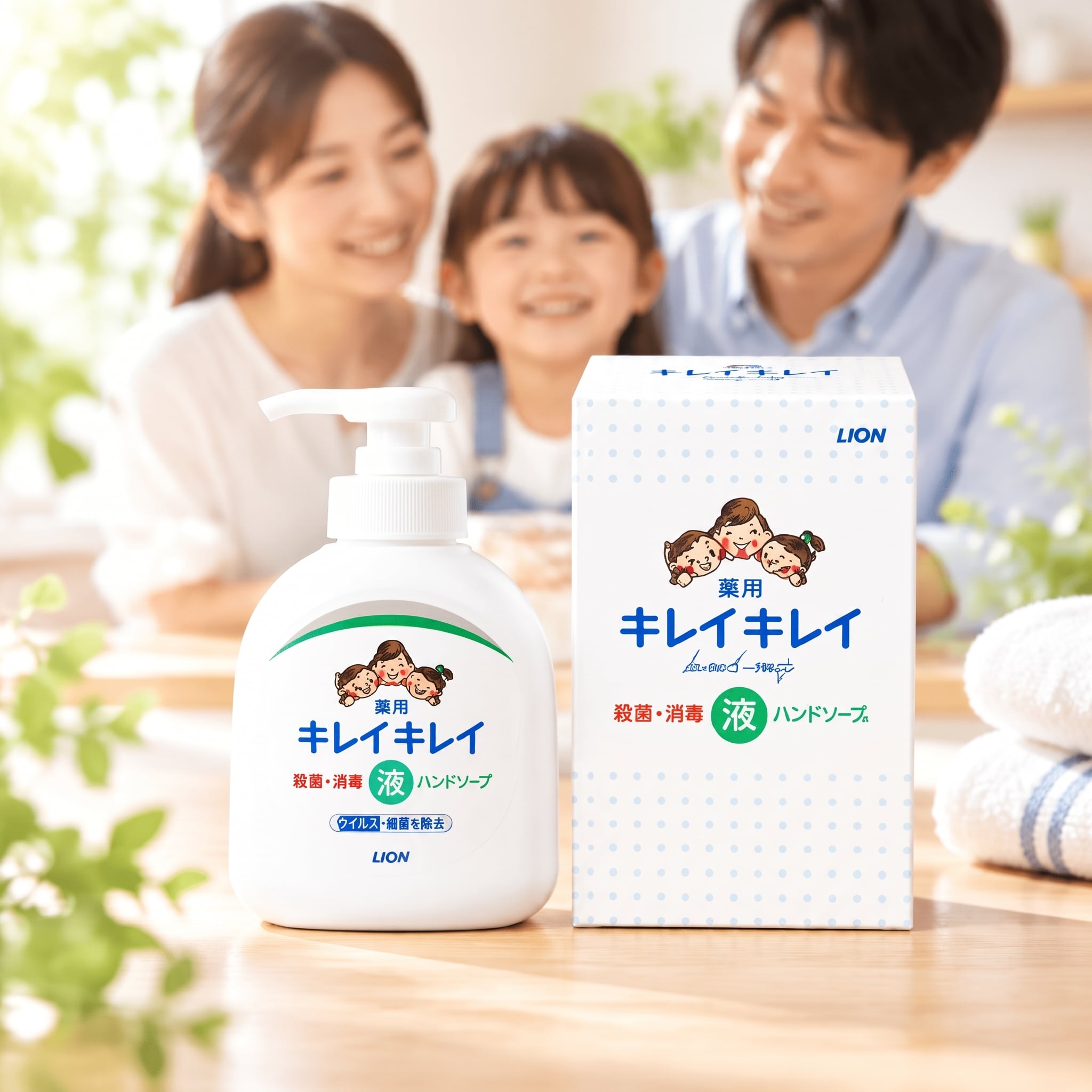 【1個売り・化粧箱入】ライオン キレイキレイ 薬用 液体ハンドソープ（ノベルティ 販促品 景品 粗品 記念品 プチギフト ご挨拶 お配り用 医薬部外品 単品）