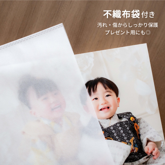 ニス加工あり) 木製パネル フォト ウッドパネル 写真 オーダー 選べる8サイズ 印刷 アート ファブリックパネル インテリア 高品質 送料無料 壁掛け 立て掛け イズミダイシ プレゼント ギフト ベビー お祝い 七五三  百日祝い