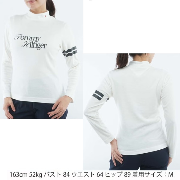 トミーヒルフィガー ゴルフ レディース 長袖 ニーラインモックシャツ TOMMY HILFIGER GOLF THLA670 2026年秋冬モデル お誕生日祝い お祝い 記念品 30代 40代 50代 60代 母の日 お母さん 還暦祝い 敬老の日 彼女 人気プレゼント プレゼント