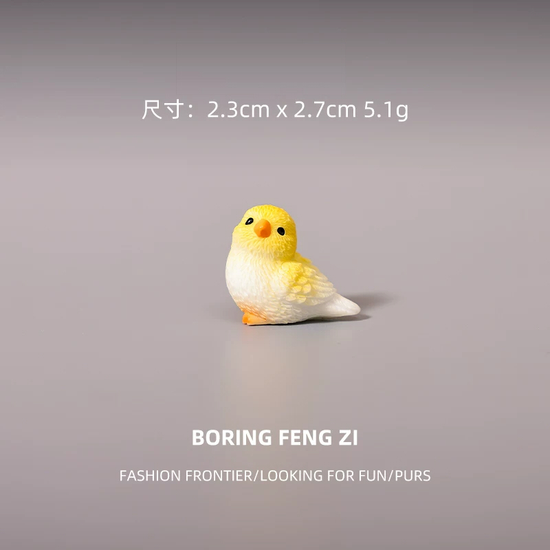 小鳥 置物 8個セット ミニチュア インコ オブジェ かわいい 鳥 フィギュア 卓上 飾り 車内アクセサリー デスク インテリア 癒し 雑貨 玄関 リビング プレゼント
