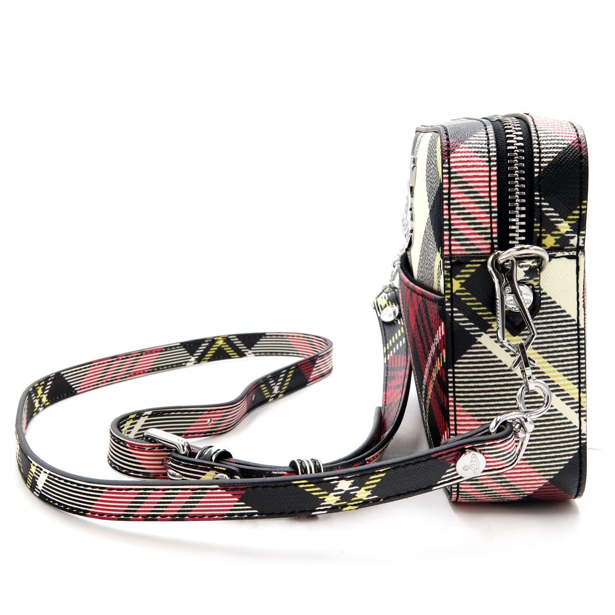 ヴィヴィアンウエストウッド ショルダーバッグ レディース Vivienne Westwood 4304006Y S0012 PF O101 NEW EXHIBITION TARTAN ニューエキシビション タータンチェック カメラバッグ 斜めがけ マルチカラー