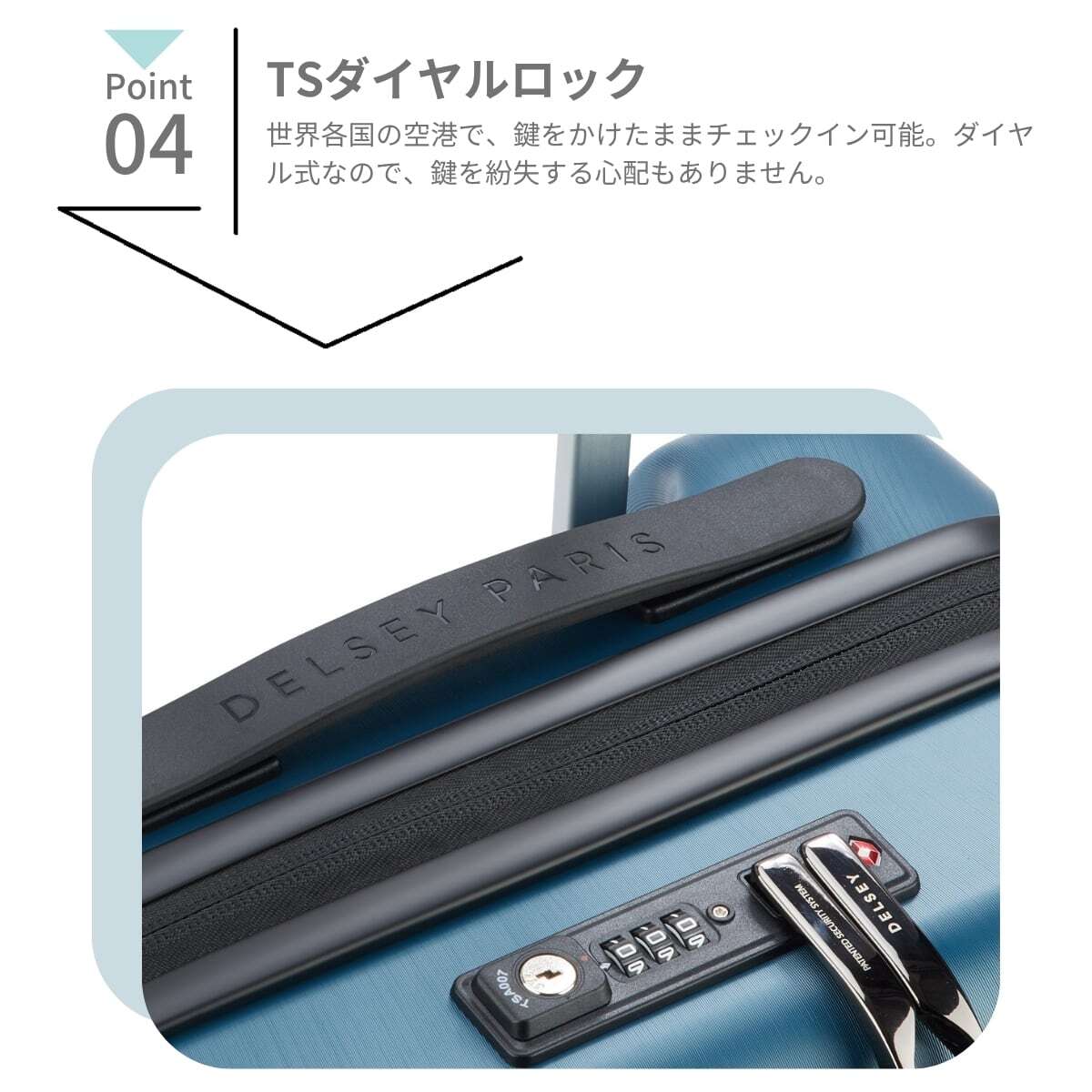 デルセー スーツケース フリースタイル Lサイズ 無料預け入れスーツケース