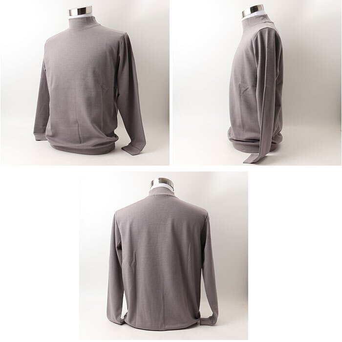 URBAN SQUARE 裏起毛長袖Tシャツ 通販 アーバンスクエア ロンT メンズ 長袖Tシャツ カットソー インナー ティーシャツ 長袖 ストレッチ 無地 シンプル きれいめ ビジネス オフィスカジュアル イージーケア トップス メンズファッション