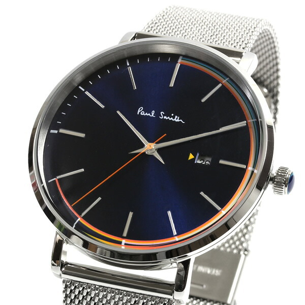 ポールスミス Paul Smith 腕時計 メンズ メッシュベルト ステンレス 41mm クラシック ブランド 人気 ウォッチ ギフト プレゼント PS0070013 PS0070014