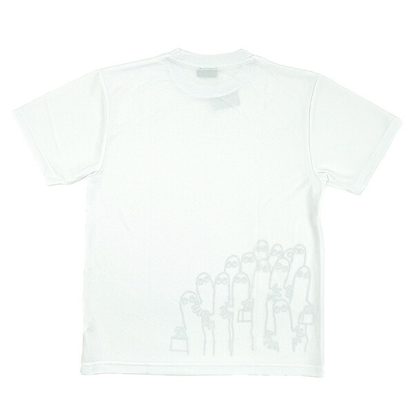 ムーミン リラックスドライTシャツ ニョロニョロ ホワイト アパレル MOOMIN