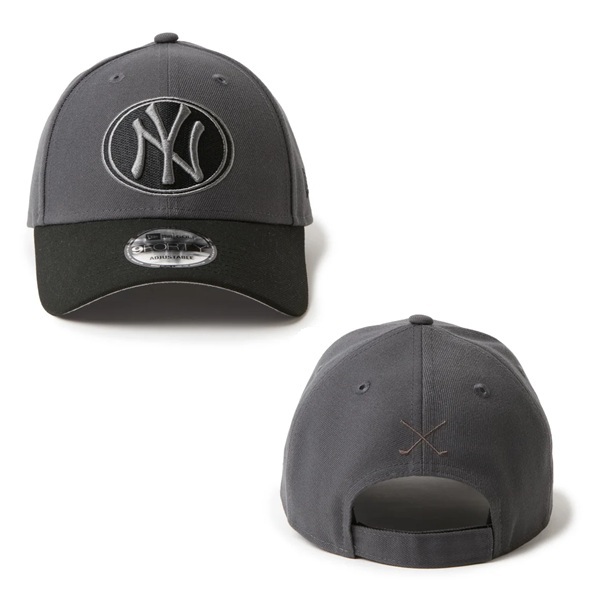 ニューエラ ゴルフ キャップ 9FORTY MLB Oval Grey Gradation ニューヨーク・ヤンキース ダークグラファイト/ブラック New Era Golf (15125316) お誕生日祝い お祝い 記念品 お父さん 父の日 彼氏 男性 30代 40代 50代 60代 母の日 お母さん 還暦祝い 敬老の日 彼女 人気プレゼント プレゼント