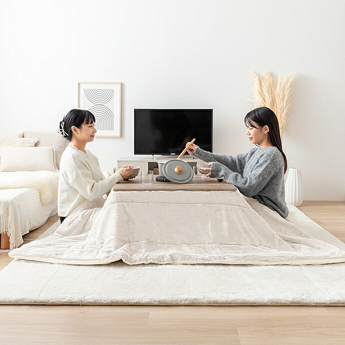 テーブル こたつ コタツ 正方形 おしゃれ 北欧 75×75 本体 折れ脚 薄型ヒーター 天板 リバーシブル 人気 モダン 炬燵 ミッドセンチュリー 木製 カフェ 〕正方形 75cm