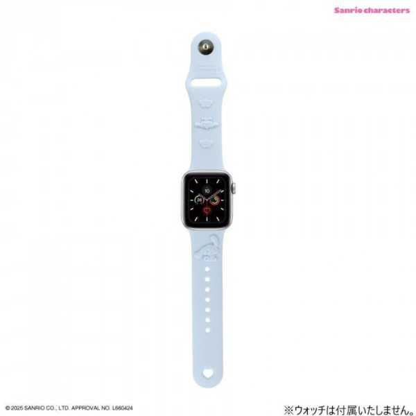 Apple Watch バンド シナモロール サンリオ キャラクターズ 交換ベルト シリコン 38mm 40mm 41mm 対応 おしゃれ かわいい 替えベルト アップルウォッチ ベルト スポーツ 柔らかい 耐久性 サンリオ正規ライセンス品