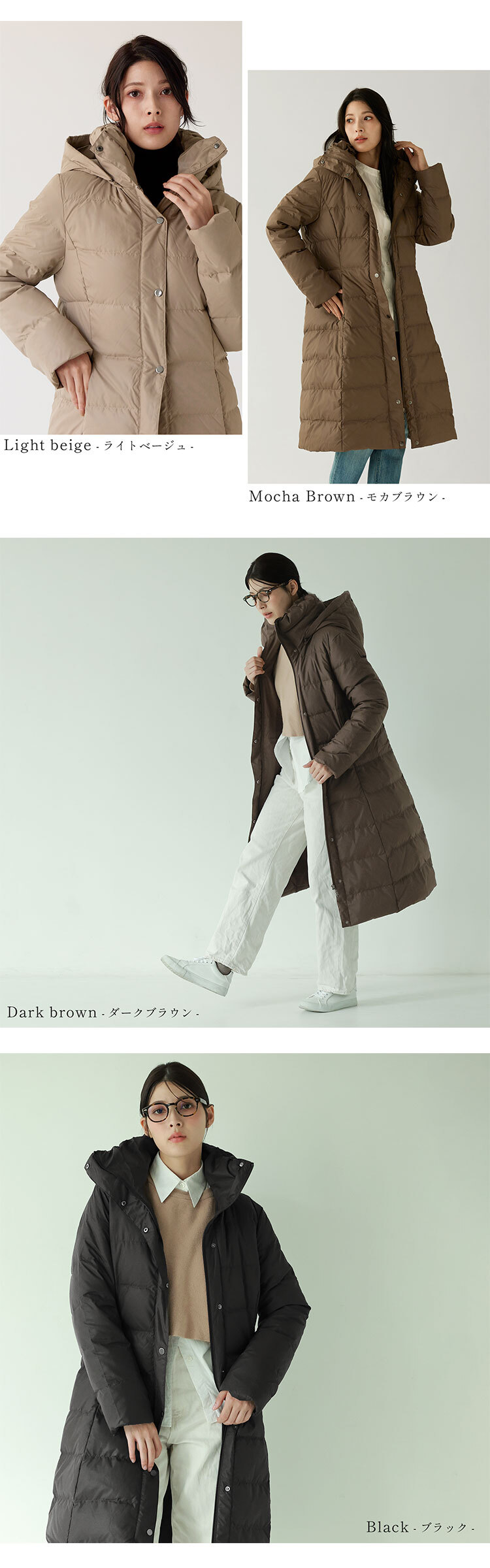 ダウンコート レディース ロング ダウン90% フード付き Filomo 100cm ダウン コート 超ロング丈 ロングコート ロング丈コート ブラック 冬 アウター ギフト プレゼント 5F (2499r)