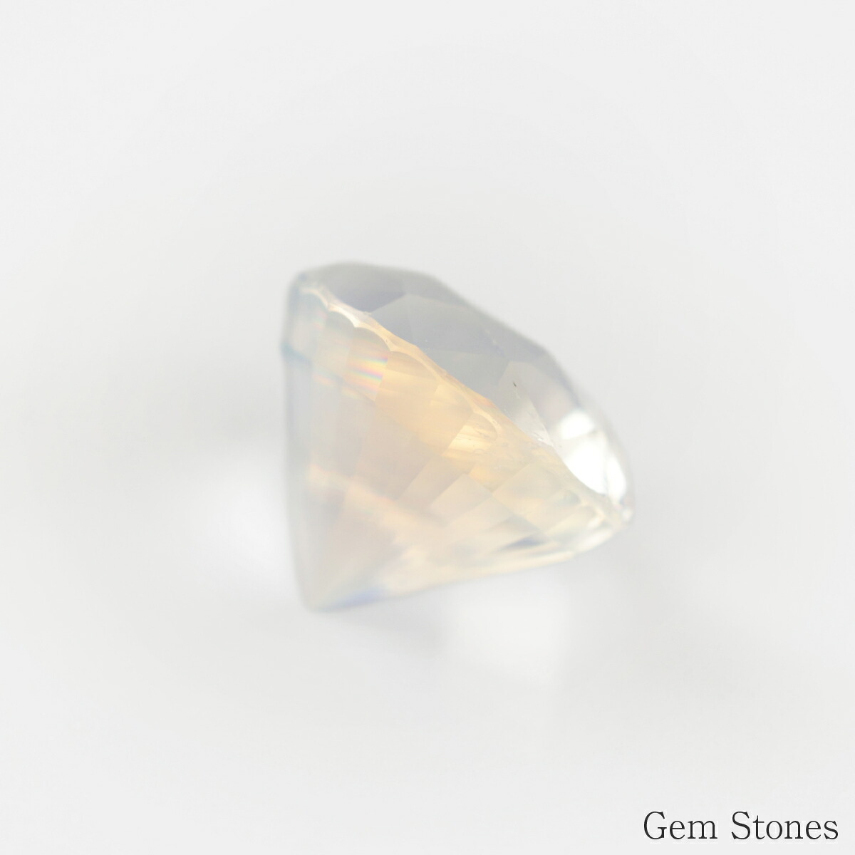 希少 ペアシェイプカット ラブラドライト 2.117ct ルース 宝石 裸石 オレンジ ブルー グリーン ムーンストーン ジュエリー オリジナル コレクション 記念 お守り 誕生日 プレゼント