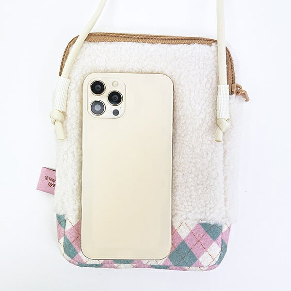 ミッフィー miffy どっとポーチ (ピンク) ショルダーバッグ MIFFY CHECKシリーズ