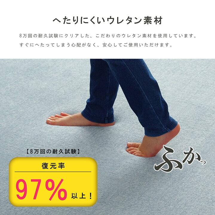 ラグ カーペット 正方形 滑りにくい 防音 ボリューム 厚い へたりにくい パイル地 無地 約185×185cm 約2畳 オールシーズン ホット 対応 床暖房対応