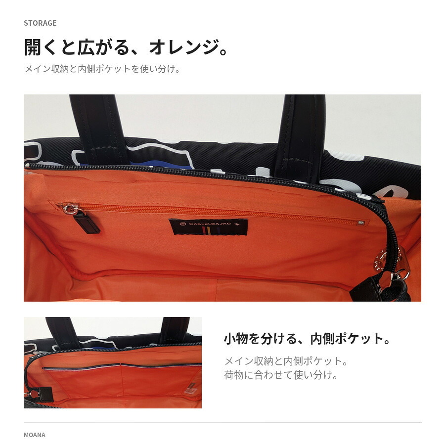 CASTELBAJAC カステルバジャック ドライビングトート モアナ トートバッグ トート 手持ち 普段使い メンズ レディース ギフト プレゼント ブラック 082501