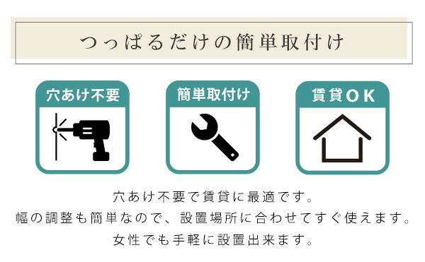 カーテン 窓まわり 壁に穴開けない 突っ張り式 ロールスクリーン 60×135 遮光 1級 つっぱり ロール 取り付け 簡単 おしゃれ レール 賃貸 後付け 幅60ｃｍ 間仕切り 新生活