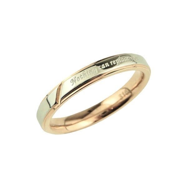 【レーザー刻印対応】【20文字まで刻印◎】ペアリング アクセサリー 指輪 サージカルステンレス ローズゴールド シルバー メンズ レディース【送料・刻印無料】