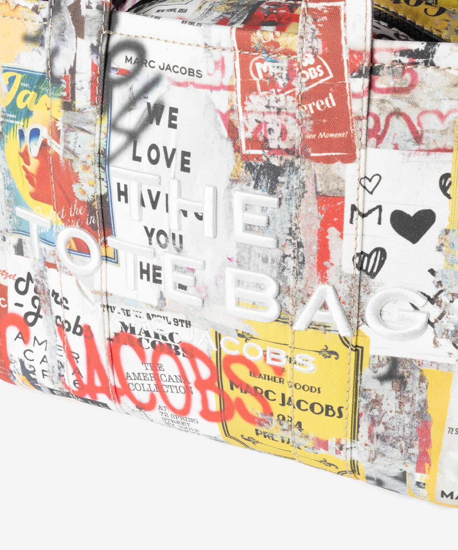 マークジェイコブス MARC JACOBS THE POP AMERICANA CANVAS MEDIUM TOTE BAG ザ ポップ アメリカーナ キャンバス ミディアム トート バッグ 2P6HTT017H02 ショルダーバッグ レディース バッグ