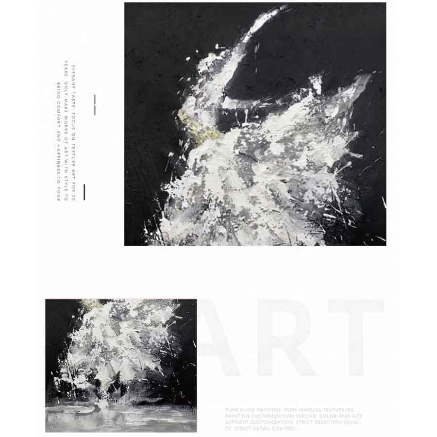 【手描き/受注生産】手描き 油絵 額入り アートパネル アートボード モダン 抽象画 60×80 大型 おしゃれ アートフレーム モノトーン 白黒 インテリア 壁掛け 玄関 リビング 絵画 yk1168