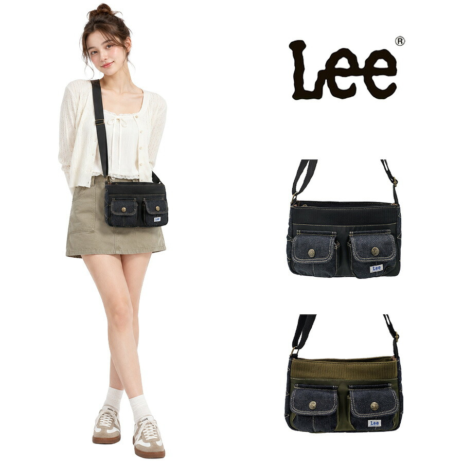 Lee リー LL003 ショルダーバッグ  斜め掛け レディース 普段使い 使いやすい かばん カバン 鞄 バッグ