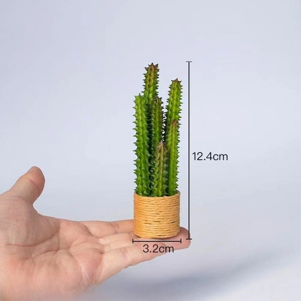 ミニチュア 観葉植物 選べる2点セット フェイクグリーン 鉢植え ドールハウス ジオラマ ミニチュア雑貨 インテリア 撮影小物 デスク 飾り ハンドメイド