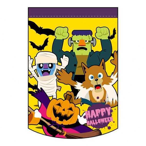 ハロウィン タペストリー 壁掛け HAPPY HALLOWEEN 円型 変形 おしゃれ 飾り付け パーティー グッズ 装飾 店舗 インテリア 壁面 装飾 雑貨 かぼちゃ 可愛い
