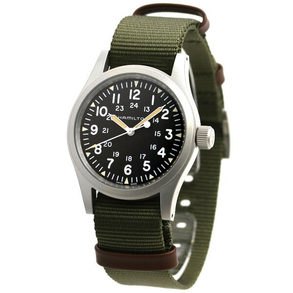 ハミルトン 腕時計 メンズ カーキ フィールド 38mm 手巻き H69439931 