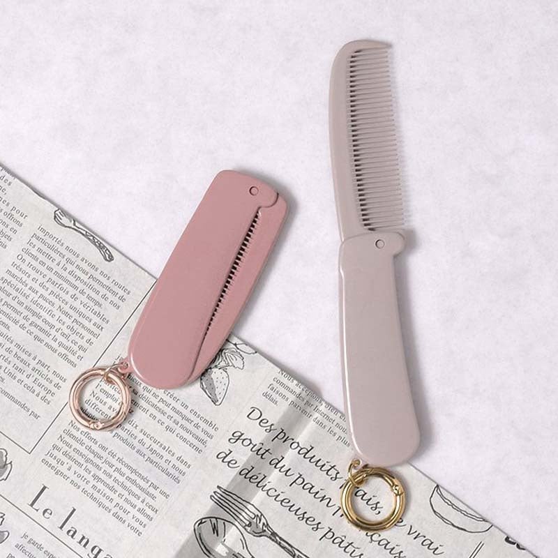 新作入荷 ヘアコーム ヘアブラシ ブラシ 折りたたみ コーム 櫛 クシ 静電気除去グッズ 静電気 帯電 静電気グッズ 髪 髪型 広がり 折りたためる コンパクト 薄い 美髪コーム メンズ レディース 美容 ヘアケア さらさら マッサージ 男性 女性 贈り物 お配りギフト