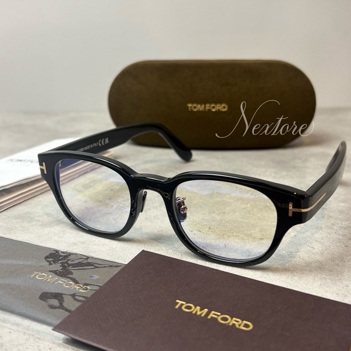 【並行輸入品】【正規品・新品】TOMFORD トムフォード TF5861DB FT5861DB 001 イタリア製 サングラス メガネ 眼鏡 メンズ レディース TOM FORD トム フォード 伊達メガネ ビジネス アジアンフィット