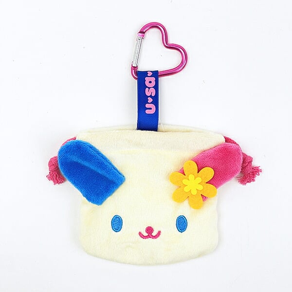 サンリオ ウサハナ カナビラ付きミニ巾着 Sanrio
