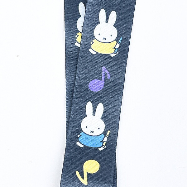 ミッフィー miffy ネックストラップ MIFFY&MUSICシリーズ スマホ用品