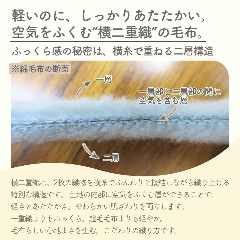 【毛布屋の綿毛布　スリーパー】日本製 スリーパー ２way ベスト ロンパース 綿100％ 着る毛布 毛布 綿毛布スリーパー ベビー シンプル ベビー綿 国産 赤ちゃんスリーパー 毛布 新生児 ベビー キッズ かわいい 人気 足つき 秋 冬 おすすめ ベビー毛布　赤ちゃんの夢 新生児