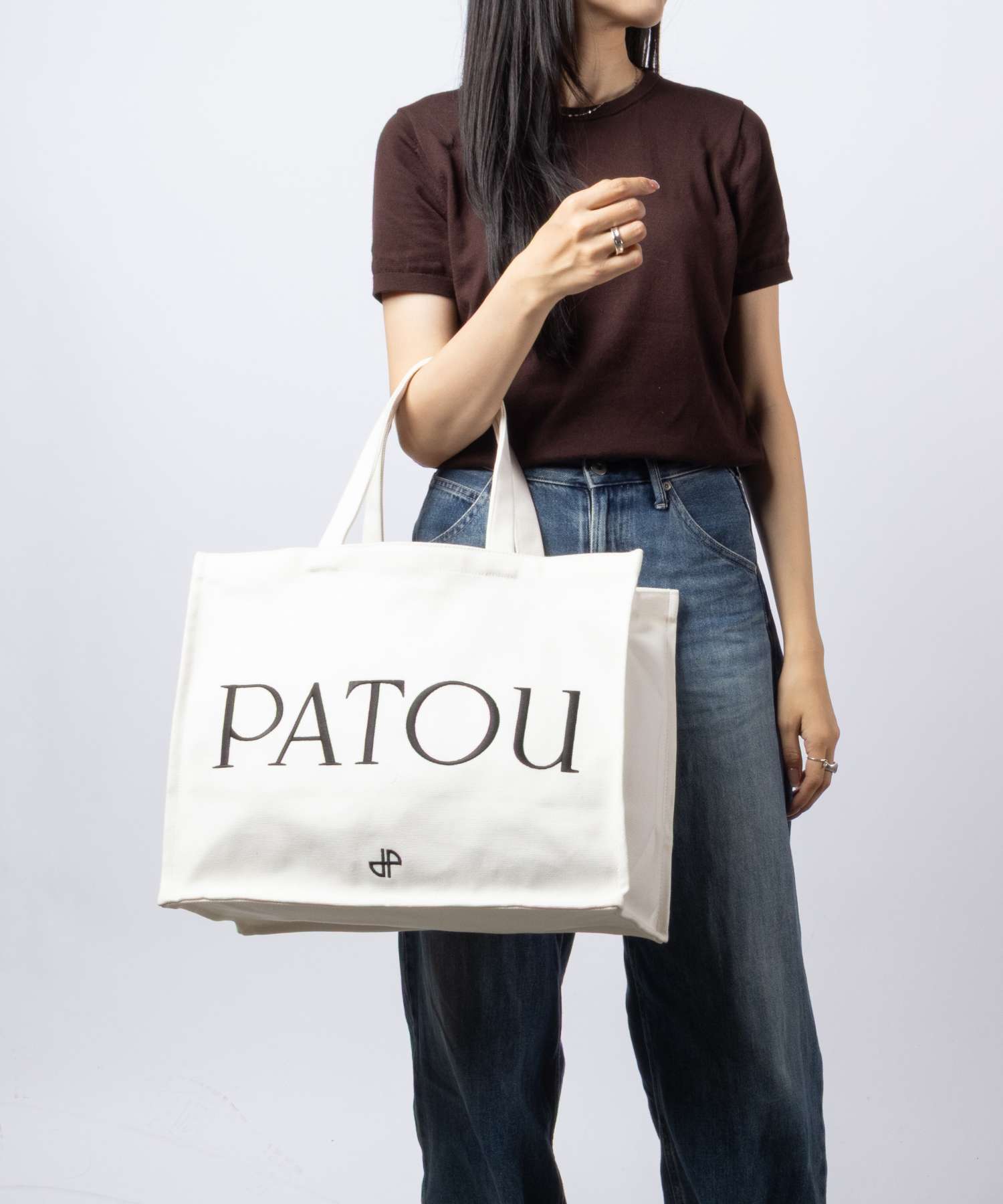 パトゥ PATOU LARGE TOTE BAG コットンキャンバス パトゥトート ラージ AC0450076 トートバッグ レディース バッグ