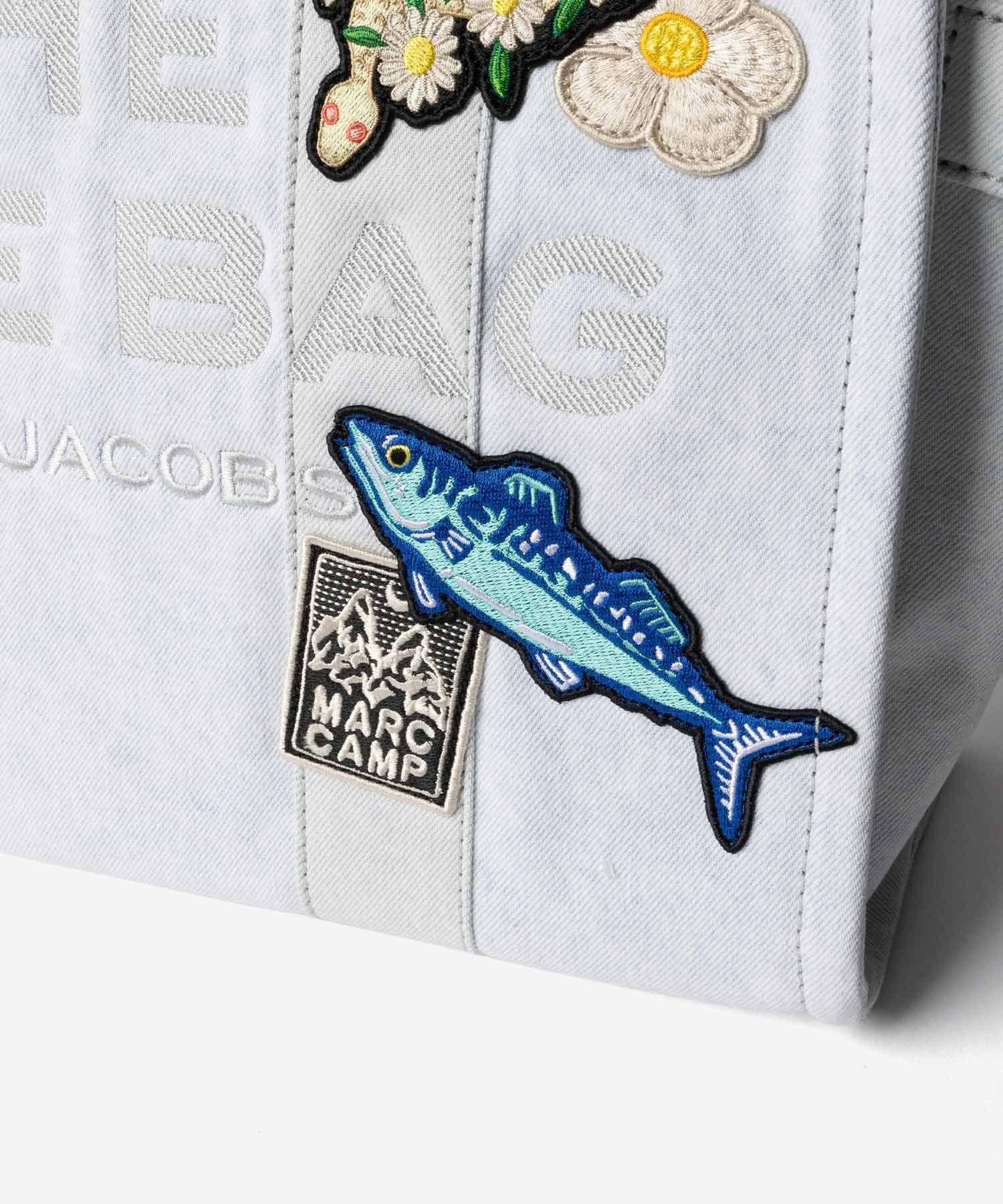 マークジェイコブス MARC JACOBS THE CAMP PATCHWORK DENIM LARGE TOTE BAG ザ キャンプ パッチワーク デニム ラージ トート バッグ 2P6HTT007H02 レディース バッグ