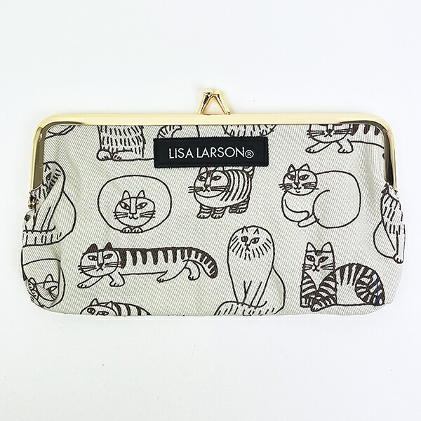 LISA LARSON(リサラーソン) スケッチねこたち 口金ポーチ
