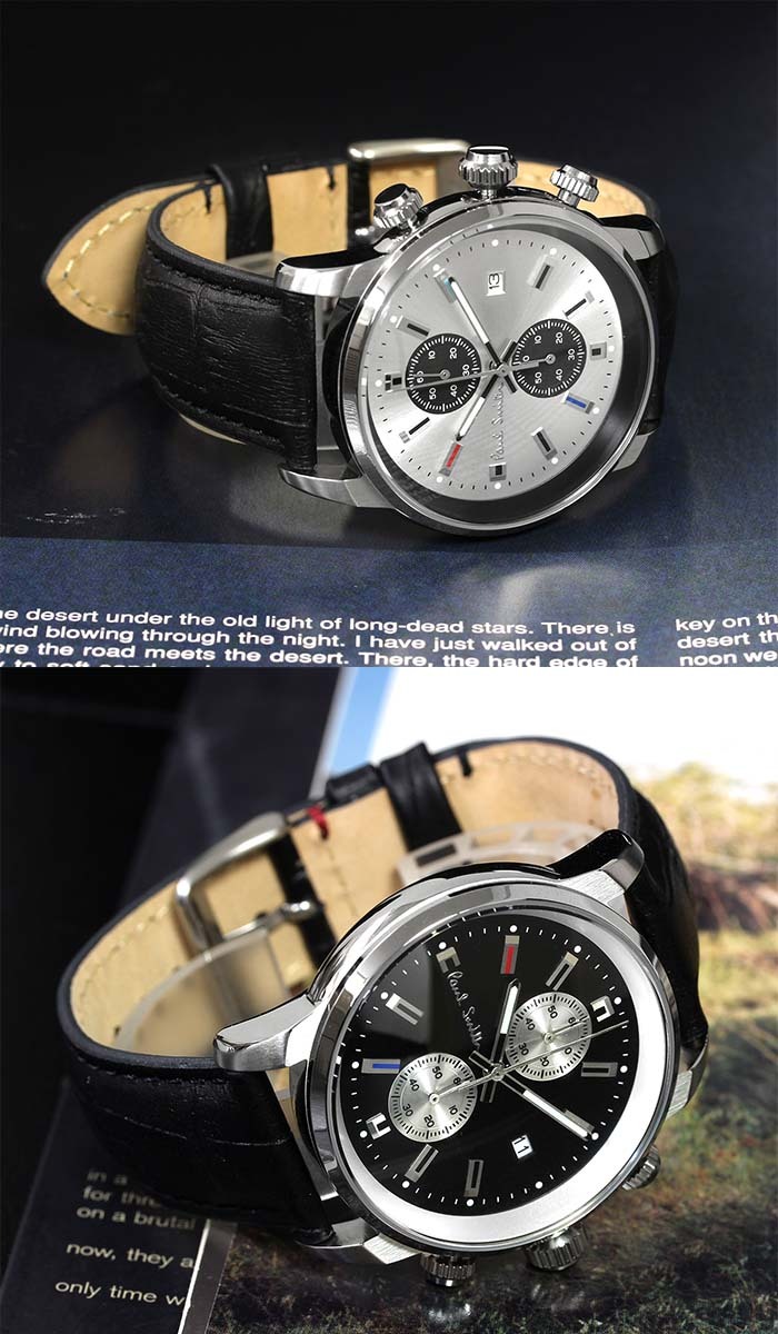 Paul Smith ポールスミス 腕時計 ウォッチ クオーツ メンズ メンズ クロノグラフ スモールセコンド ジャパンムーヴメント p10031 p10032