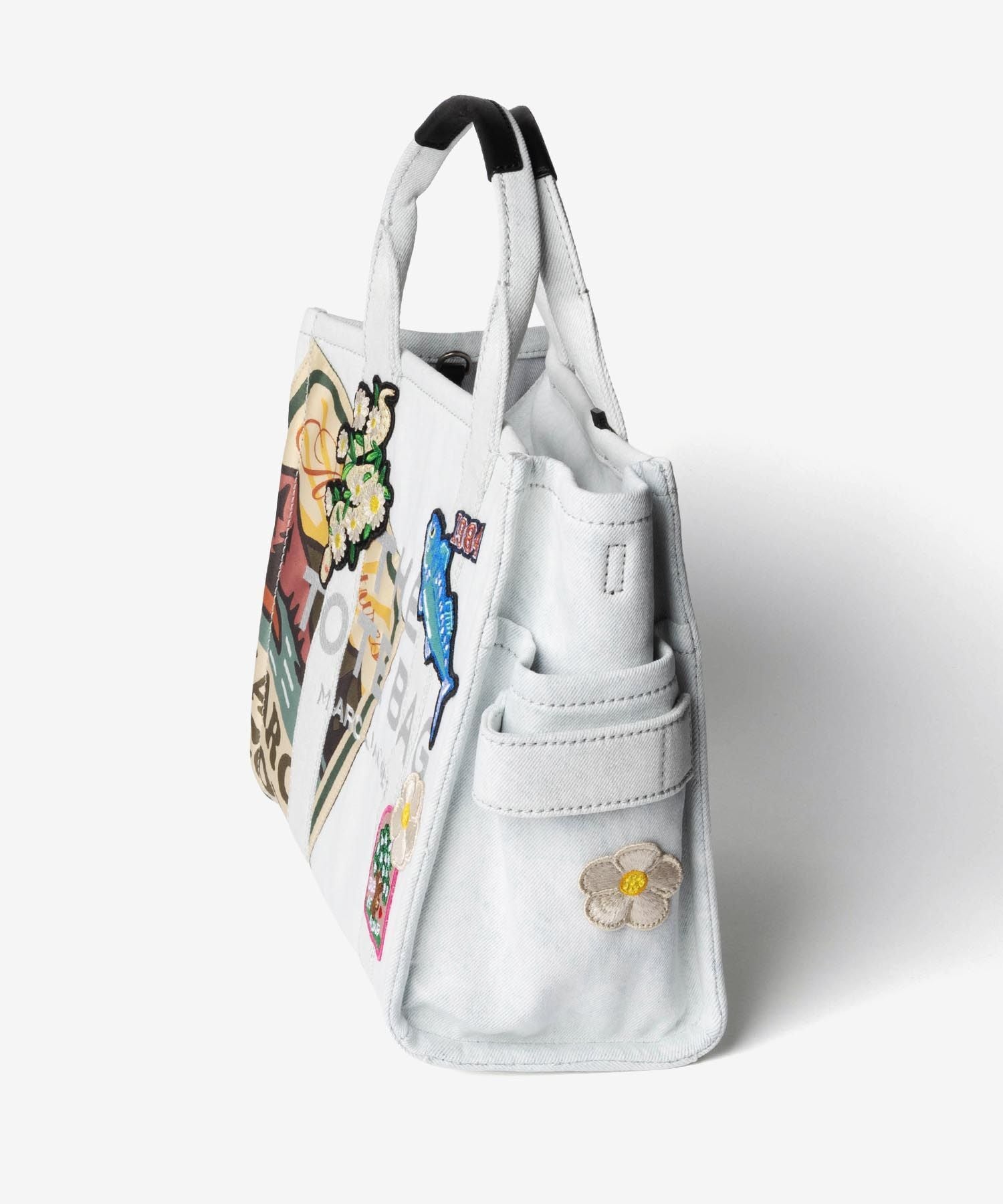 マークジェイコブス MARC JACOBS THE CAMP PATCHWORK DENIM MEDIUM TOTE BAG ザ キャンプ パッチワーク デニム ミディアム トート バッグ 2P6HTT008H02 ショルダーバッグ レディース バッグ