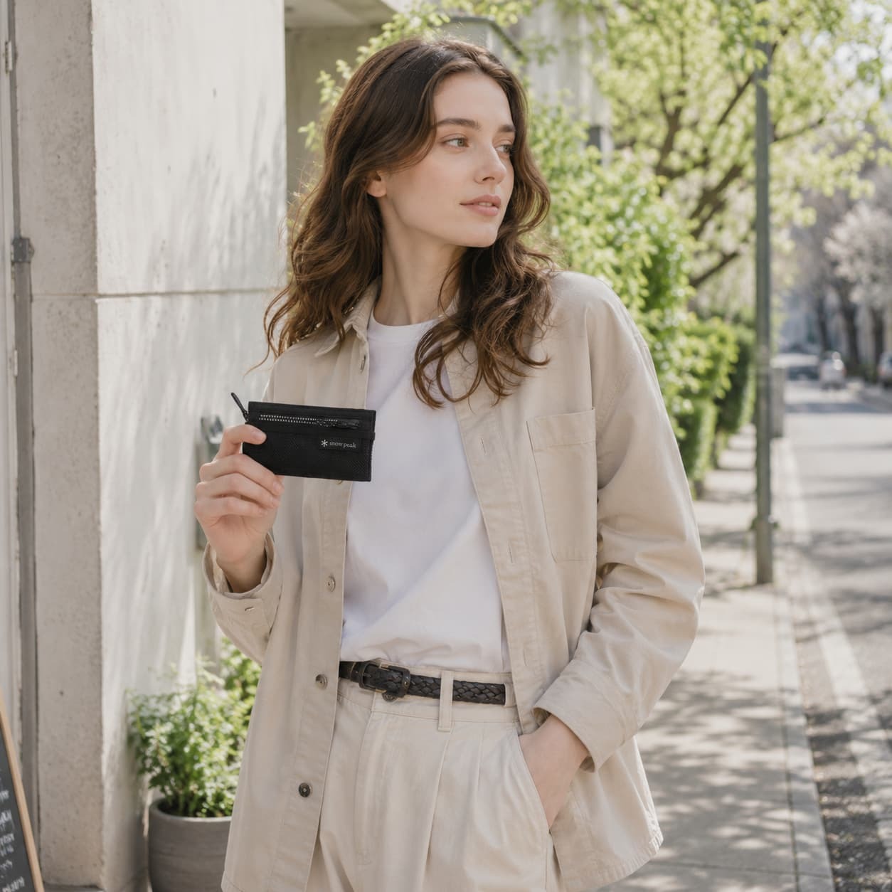 snowpeak Everyday Use Smart Wallet 折り財布 財布 さいふ サイフ ウォレット コンパクト 軽量 レディース メンズ ギフト プレゼント ブラック bb26su010
