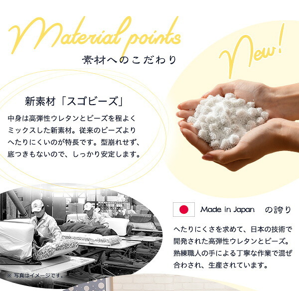 ビーズクッション かわいいお花型 Maggie-マギー お部屋に合わせて選べる7色 インテリア クッション 丸型 ビーズクッション スゴビーズ ソファ ビーズ キューブ型 日本製 お花型 オットマン サイドテーブル スツール ビーズソファ 洗える 寝具