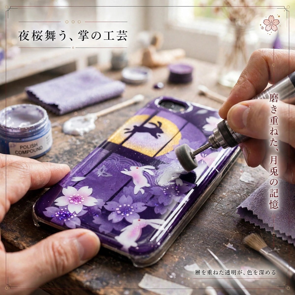 【全機種対応】スマホケース『江』名入れ 送料無料 和柄 和風 桜 職人 伝統工芸 ハンドメイド ハードケース 手帳型 iPhone 17 Xperia AQUOS Android 各機種対応