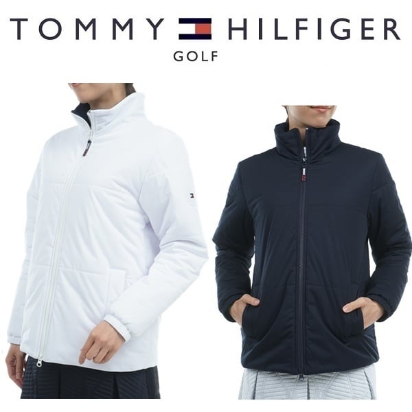 トミーヒルフィガー ゴルフ レディース コーティングニット パテッドジャケット TOMMY HILFIGER GOLF THLA484 秋冬モデル お誕生日祝い お祝い 記念品 30代 40代 50代 60代 母の日 お母さん 還暦祝い 敬老の日 彼女 人気プレゼント プレゼント