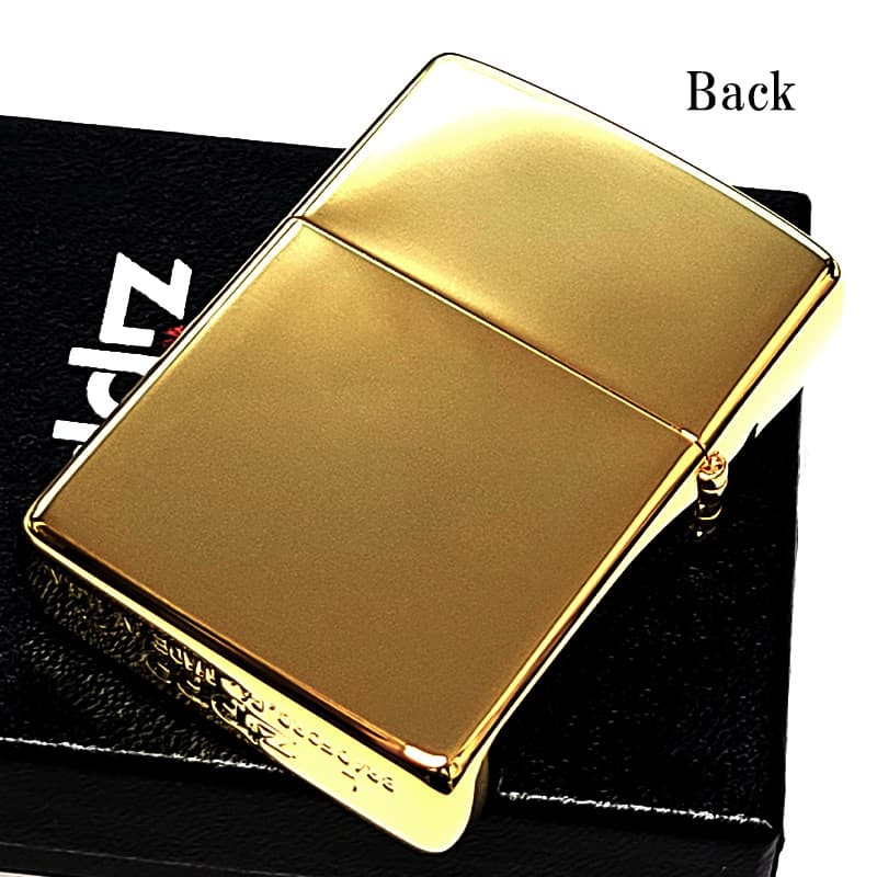ZIPPO ライター インゴット ゴールド ジッポ 鏡面仕上げ 彫刻 かっこいい 金タンク 高級 金塊 おしゃれ メンズ ギフト プレゼント