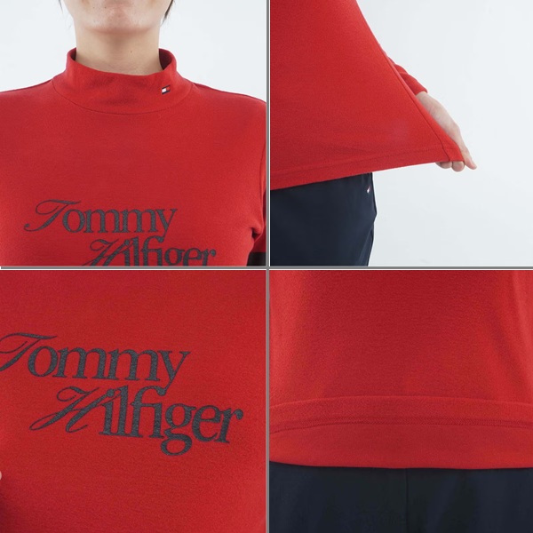 トミーヒルフィガー ゴルフ レディース 長袖 ニーラインモックシャツ TOMMY HILFIGER GOLF THLA670 2026年秋冬モデル お誕生日祝い お祝い 記念品 30代 40代 50代 60代 母の日 お母さん 還暦祝い 敬老の日 彼女 人気プレゼント プレゼント