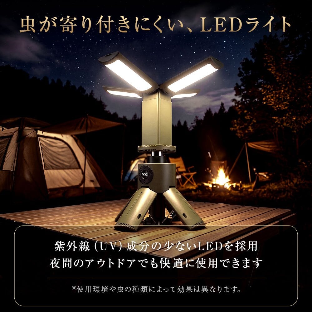 ランタン led 充電式 LEDランタン スタンド 120時間連続点灯 16000mAh キャンプランタン 3600lm モバイルバッテリー IPX6防水 超高輝度 爆買