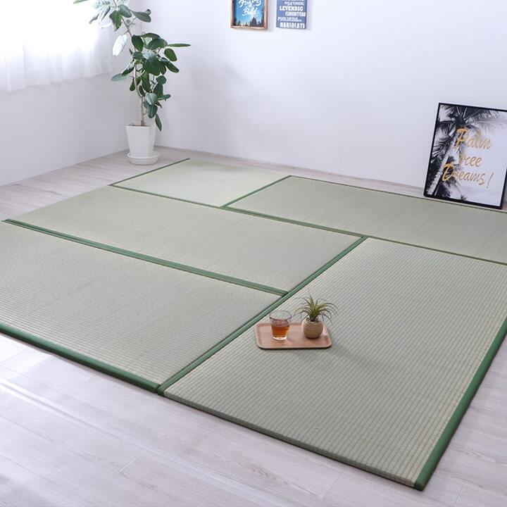 置き畳 ユニット畳 『楽座』 88×176×2.2cm（3枚1セット）