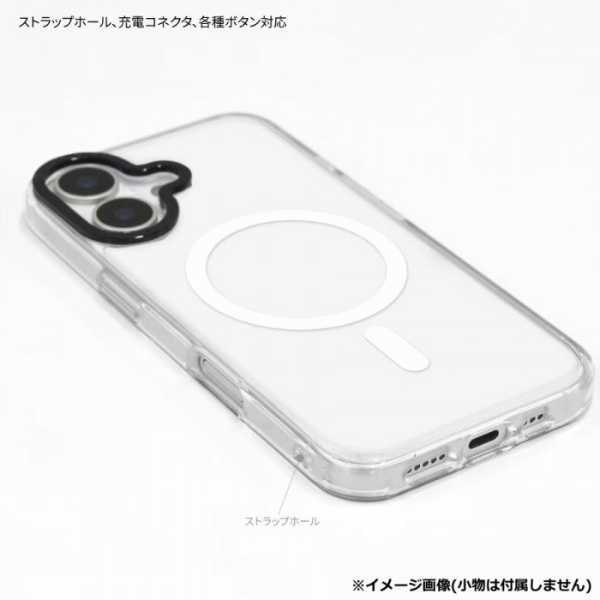 iPhone17 ケース ハローキティ MagSafe 対応 カバー サンリオ キャラクター 耐衝撃 TPU クリア インナーシート付 ストラップホール付 おしゃれ かわいい スマホケース サンリオ正規ライセンス品