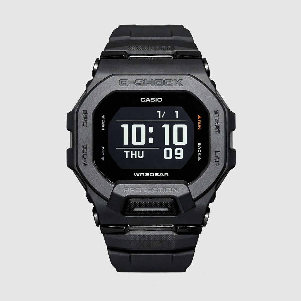 【レビューで延長保証 11年】CASIO カシオ GBD-200-1 G-SHOCK G-ショック G-SQUAD GBD-200 SERIES ブラック メンズ 腕時計 Bluetooth 歩数計 MIP液晶 耐衝撃 20気圧防水 LED付 ギフト プレゼント【海外正規品】送料無料